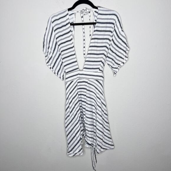 Faithful The Brand Cova Dress in Amsterdam Stripe Print Size 8 - Picture 2 of 6